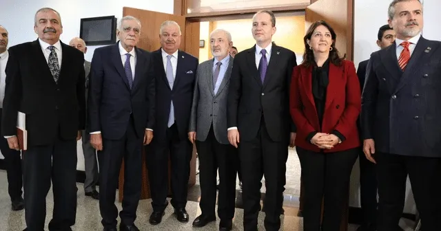 DEM Parti heyeti ile Yeniden Refah Partisi görüşmesi sona erdi
