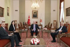 DEM Parti, Numan Kurtulmuş görüşmesi sona erdi: "Olumlu geçti, umutluyuz"