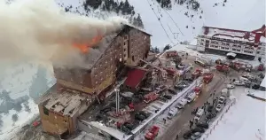 Kartalkaya Kayak Merkezi'nde bir otelde yangın: 10 ölü, 32 yaralı