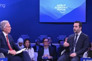 Suriye'deki yeni yönetimin Dışişleri Bakanı Esad Hasan Şeybani, Davos Zirvesi'ne katıldı