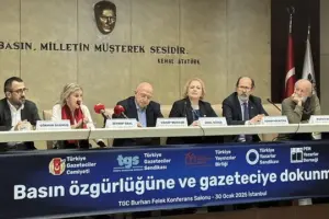 TGC, TGS, TÜRKYAYBİR, TYS, PEN Türkiye: "Basın özgürlüğüne ve gazeteciye dokunma!"