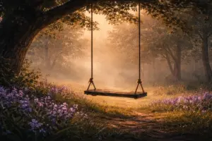 Bir salıncağın gıcırtısı